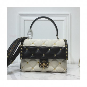 Valentino 2019 Candystud Tote Shoudler Bag,23CM - 발렌티노 2019 캔디스터드 토트 숄더백,0055