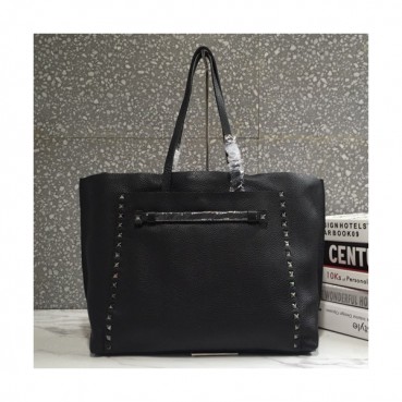 Valentino 2019 Tote Shopper Bag,35CM - 발렌티노 2019 여성용 토트 쇼퍼백 ,VTB0644,35CM,블랙