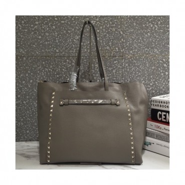 Valentino 2019 Tote Shopper Bag,35CM - 발렌티노 2019 여성용 토트 쇼퍼백 ,VTB0643,35CM,그레이