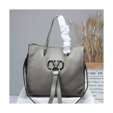 Valentino 2019 V-ring Tote Shoulder Shopper Bag,32.5CM 