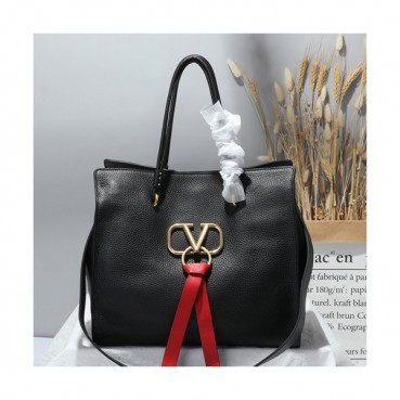 Valentino 2019 V-ring Tote Shoulder Shopper Bag,32.5CM 