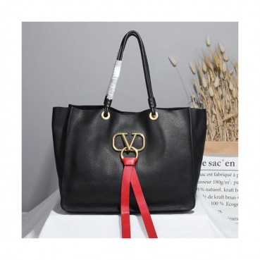 Valentino 2019 V-ring Tote Shopper Bag,28/34CM 