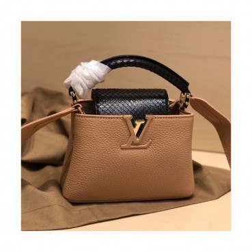 Louis Vuitton 2019 Capucines Tote Shoulder Bag,21cm - 루이비통 2019 카푸신 토트 숄더백  M96467,LOUB1425 ,21cm,베이지