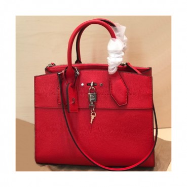 Louis Vuitton 2019 City Steamer Tote Shoulder Bag,22.5cm - 루이비통 2019 시티 스티머 토트 숄더백 M53804,LOUB1409,22.5cm,레드