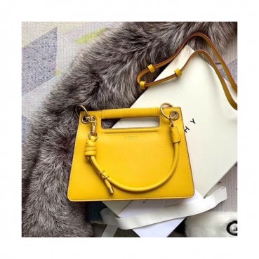 Givenchy 2019 Whip Leather Tote Shoulder Bag,25CM - 지방시 2019 휩 레더 토트 숄더백,GVB0040,25CM,옐로우
