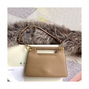 Givenchy 2019 Whip Leather Tote Shoulder Bag,25CM - 지방시 2019 휩 레더 토트 숄더백,GVB0036,25CM,카키베이지