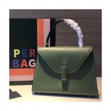 Valextra 2019 Epsom Leather Tote Shoulder Bag,22CM - 발렉스트라 2019 엡송 레더 토트 숄더백,VALB0069,22CM,그린