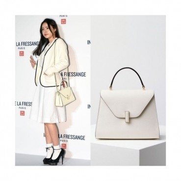 Valextra 2019 Epsom Leather Tote Shoulder Bag,18/22/26/30CM - 발렉스트라 2019 엡송 레더 토트 숄더백,VALB0050,18/22/26/30CM,화이트 