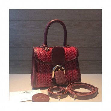Delvaux 2019 Brillant Tote Shoulder Bag,20 CM - 델보 2019 브리앙 토트 숄더백,DVB0291.20 CM,레드