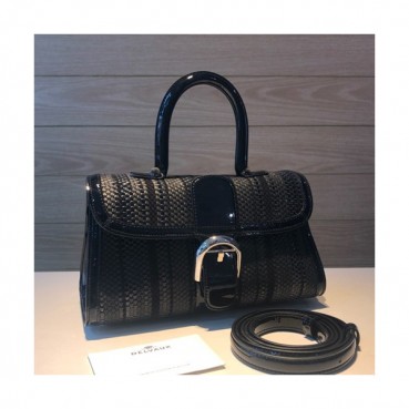 Delvaux 2019 Brillant Tote Shoulder Bag,28s CM - 델보 2019 브리앙 토트 숄더백,DVB0290.28s CM,블랙