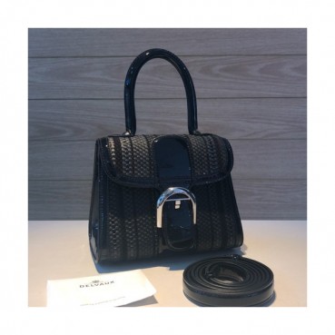 Delvaux 2019 Brillant Tote Shoulder Bag,20 CM - 델보 2019 브리앙 토트 숄더백,DVB0289.20 CM,블랙