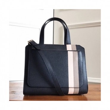 Valextra 2019 Passepartout Leather Tote Shoulder Bag,26CM - 발렉스트라 2019 패스파토 레더 토트 숄더백,VALB0049,26CM,블랙
