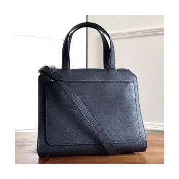 Valextra 2019 Passepartout Leather Tote Shoulder Bag,26CM - 발렉스트라 2019 패스파토 레더 토트 숄더백,VALB0045,26CM,블랙