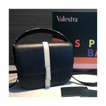 Valextra 2019 Epsom Leather Tote Shoulder Bag,20CM - 발렉스트라 2019 엡송 레더 토트 숄더백,VALB0034,20CM,블랙