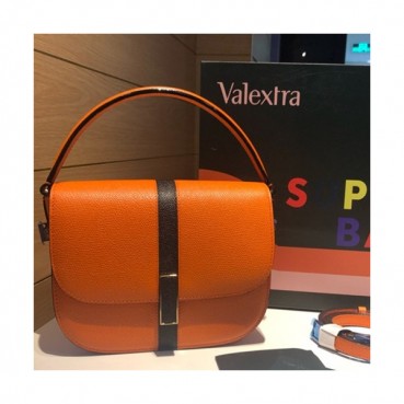 Valextra 2019 Epsom Leather Tote Shoulder Bag,20/26CM - 발렉스트라 2019 엡송 레더 토트 숄더백,VALB0033,20/26CM,오렌지