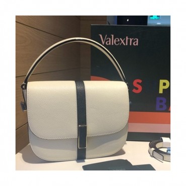 Valextra 2019 Epsom Leather Tote Shoulder Bag,20/26CM - 발렉스트라 2019 엡송 레더 토트 숄더백,VALB0032,20/26CM,화이트