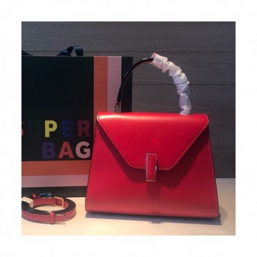 Valextra 2019 Leather Tote Shoulder Bag,22/26CM - 발렉스트라 2019 레더 토트 숄더백,VALB0017,22/26CM,레드