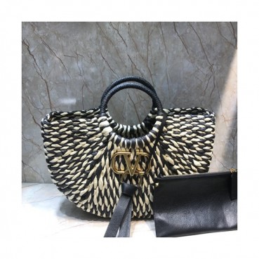 Valentino 2019 V-ring Tote Bag,39CM 