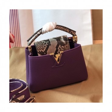 Louis Vuitton 2019 Capucines Tote Shoulder Bag,21cm - 루이비통 2019 카푸신 토트 숄더백  M95509,LOUB1404 ,21cm,퍼플