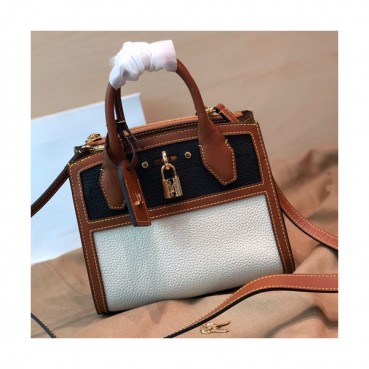 Louis Vuitton 2019 City Steamer Tote Shoulder Bag,22.5cm - 루이비통 2019 시티 스티머 토트 숄더백 M53804,LOUB1384,22.5cm,블랙+화이트
