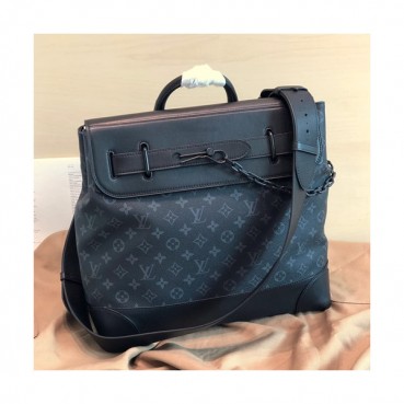 Louis Vuitton 2019 Steamer Tote Shoulder Bag,39cm - 루이비통 2019 스티머 토트 숄더백 M44473,LOUB1377,39cm,블랙