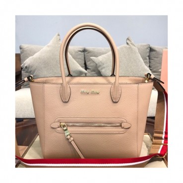 MiuMiu 2019 Tote Shoulder Cross Bag,26cm - 미우미우 2019 토트 숄더 크로스백,5BG137, MIUB0327, 26cm,연핑크