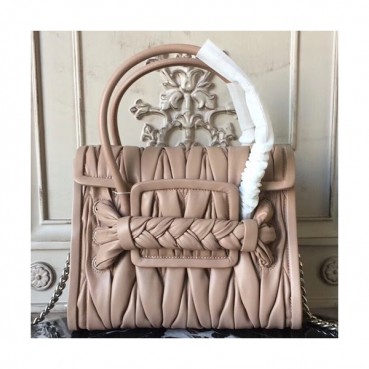 MiuMiu 2019 Matelasse Tote Shoulder Bag,26cm - 미우미우 2019 마틀라세 토트 숄더백,5BA045, MIUB0257, 26cm,베이지