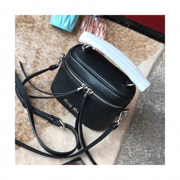 MiuMiu 2019 Small Tote Shoulder Bag,16cm - 미우미우 2019 스몰 토트 숄더백,5BH123, MIUB0248, 16cm,블랙