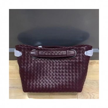 Bottega Veneta Leather Women Tote Bag,25cm - 보테가 베네타 레더 여성용 토트백 BVB0240,25cm,와인