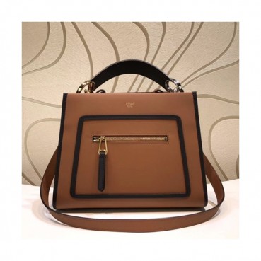Fendi 2019 Runaway Small Tote Shoulder Bag ,29CM - 펜디 2019 런어웨이 스몰 토트 숄더백  FENB0399,29CM,브라운
