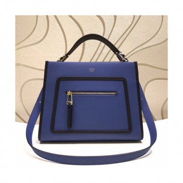 Fendi 2019 Runaway Small Tote Shoulder Bag ,29CM - 펜디 2019 런어웨이 스몰 토트 숄더백  FENB0398,29CM,블루