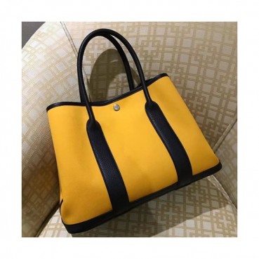 Hermes Garden Party Tote Bag ,30/36cm - 에르메스 가든파티 여성용 토트백 HERB0723,30/36cm,옐로우