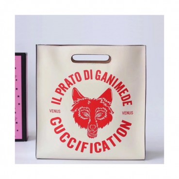 Gucci 2019 Leather Tote Bag,38CM - 구찌 2019 레더 토트백 GUB0648,38CM,화이트