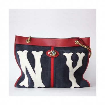 Gucci 2019 Tiger Head Large Women Tote Shoulder Shopper Bag,45CM - 구찌 2019 타이거헤드 라지 여성용 토트 숄더 쇼퍼백  537219 ,GUB0621 ,45cm,블루