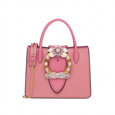MiuMiu 2019 Lady Tote Shoulder  Bag,24.5cm - 미우미우 2019 레이디 토트 숄더백,5BA043 , MIUB0126, 24.5cm,핑크