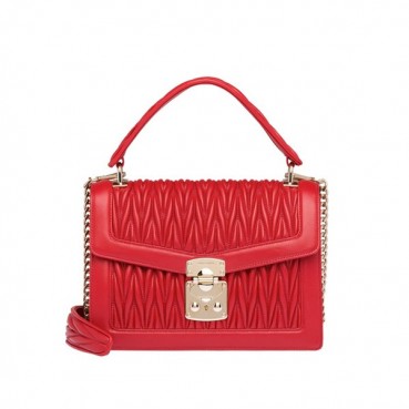 MiuMiu 2019 Matelasse Confidential Tote Shoulder Cross Bag,25cm - 미우미우 2019 마틀라세 컨피덴셜 토트 숄더 크로스백,5BA094, MIUB0074 , 25cm,레드