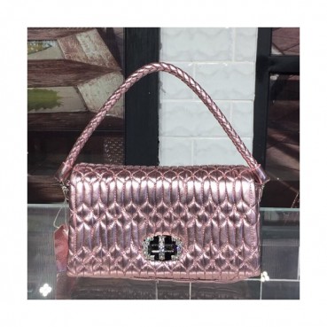 MiuMiu 2019 Matelasse Crystal Tote Shoulder Cross Bag,21cm - 미우미우 2019 마틀라세 크리스탈 토트 숄더 크로스백,5BH012 , MIUB0025, 21cm,핑크
