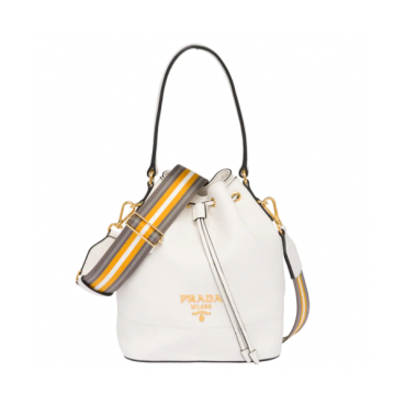 Prada 2019 Leather Bucket Tote Shoulder Bag,25cm - 프라다 2019 레더 버킷 토트 숄더백 ,1BE018