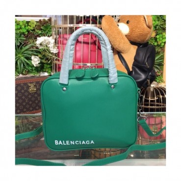 Balenciaga 2019 Leather Tote Shoulder Bag,22CM - 발렌시아가 2019 레더 토트 숄더백,BGB0304,22CM,그린