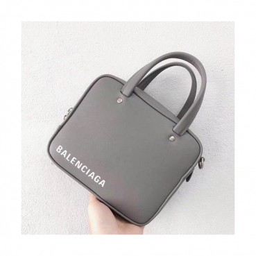Balenciaga 2019 Leather Tote Shoulder Bag,22CM - 발렌시아가 2019 레더 토트 숄더백,BGB0301,22CM,그레이