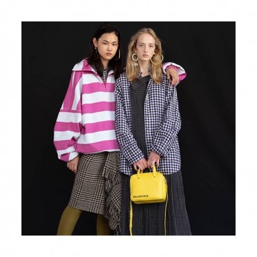 Balenciaga 2019 Leather Tote Shoulder Bag,22CM - 발렌시아가 2019 레더 토트 숄더백,BGB0299,22CM,옐로우