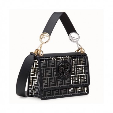 Fendi 2019 Kan I F Logo Tote Shoulder Bag ,25CM - 펜디 2019 칸아이 에프 로고 토트 숄더백 FENB0376,25CM,블랙