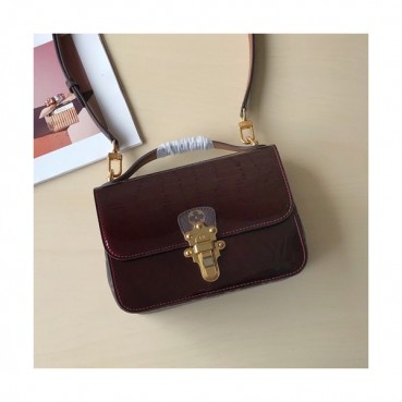Louis Vuitton 2019 Cherrywood Tote Shoulder Cross Bag,21cm - 루이비통 2019 체리우드 토트 숄더 크로스백 M53632,LOUB1329,21cm,와인