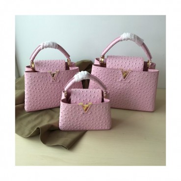 Louis Vuitton 2019 Capucines Leather Tote Shoulder Bag,21/27/31cm - 루이비통 2019 카푸신 레더 토트 숄더백  M95393,LOUB1300 ,21/27/31cm,핑크
