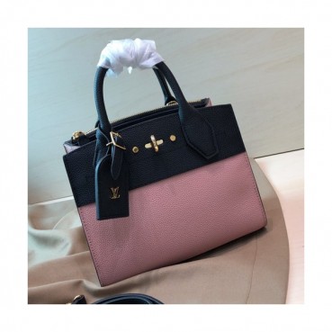 Louis Vuitton 2019 City Steamer Tote Shoulder Bag,22.5cm - 루이비통 2019 시티 스티머 토트 숄더백 M53804,LOUB1281,22.5cm,핑크+블랙