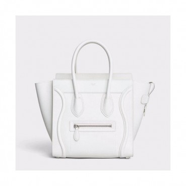 Celine Micro Luggage Leather Tote Shoulder Bag,26.5CM - 셀린느 마이크로 러기지 레더 토트 숄더백 ,189793
