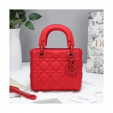 Dior 2019 Ultra-Matte Lady Tote Shoulder Bag,17CM 