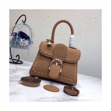 Delvaux 2019 Brillant Leather Tote Shoulder Bag,20CM - 델보 2019 브리앙 레더 토트 숄더백,DVB0248.20CM,카멜