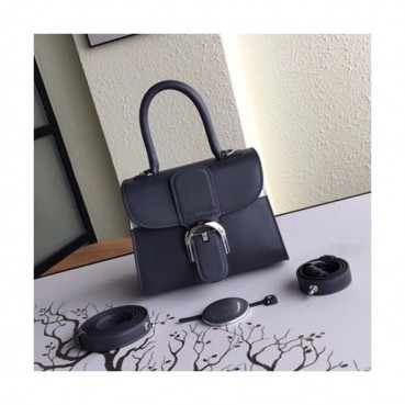 Delvaux 2019 Brillant Frence Box Leather Tote Shoulder Bag,20CM - 델보 2019 브리앙 프렌스 박스 레더 토트 숄더백,DVB0238.20CM,다크그레이