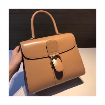 Delvaux 2019 Brillant Magic Leather Tote Shoulder Bag,28 CM - 델보 2019 브리앙 매직 레더 토트 숄더백,DVB0237.28 CM,카멜